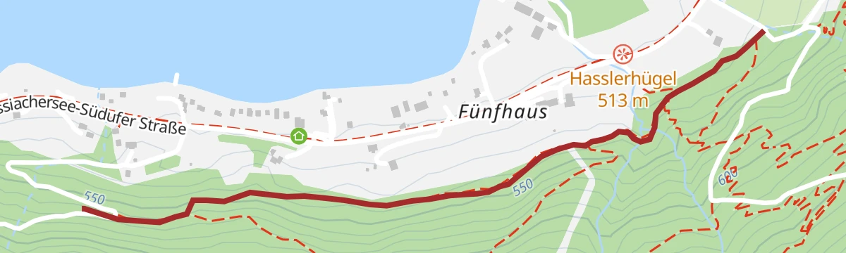 Route map: Toghy Trail Verbindung Ostriach - MTB Tour 12 - T02